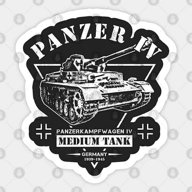 Panzerkampfwagen IV Sticker by Military Style Designs